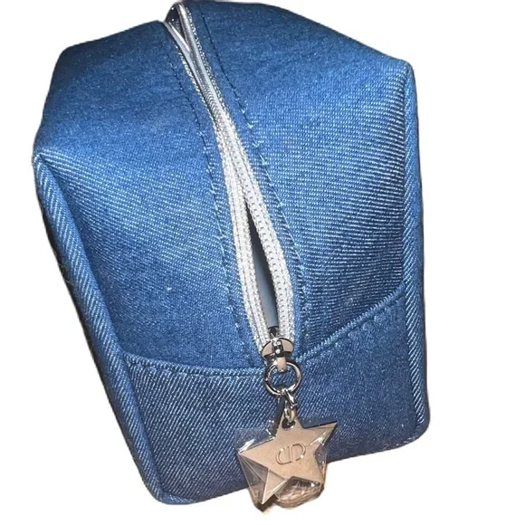Dior - Denim Cosmetics Makeup Bag - Picture 2 of 4